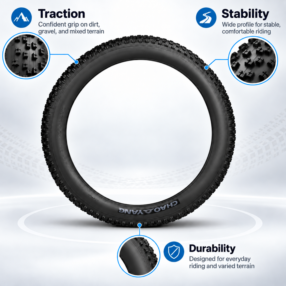 CTVVXXC Fat Tire for Electric Bikes