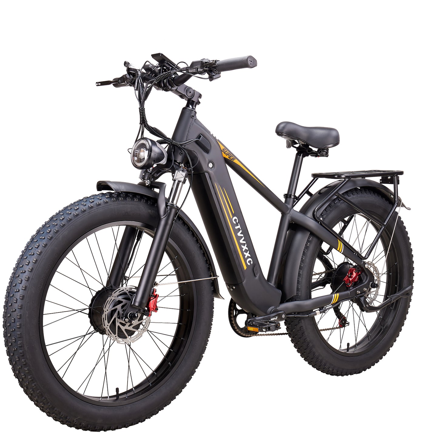 CTVVXXC 6000W Dual Motor Fat Tire Ebike Integrated Battery