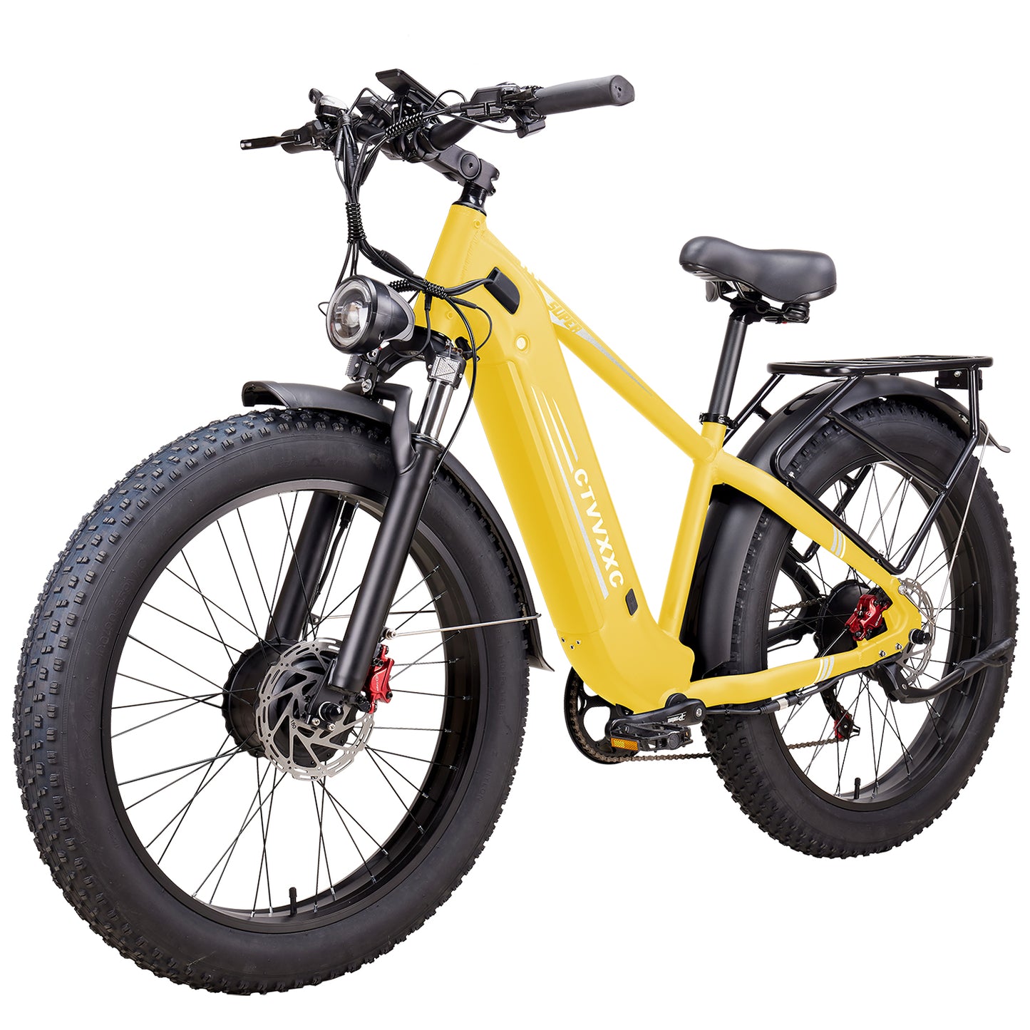 CTVVXXC 6000W Dual Motor Fat Tire Ebike Integrated Battery