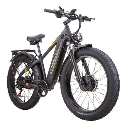 CTVVXXC 8000W Dual Motor Fat Tire Ebike Integrated Battery