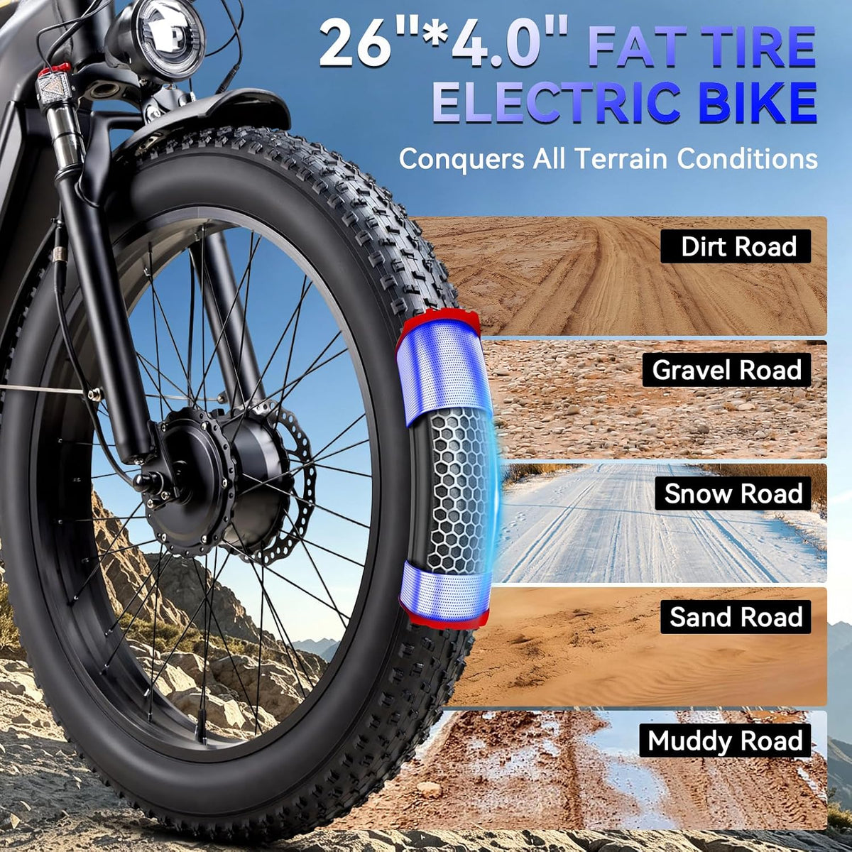 CTVVXXC C8 Max Dual Motor Full Suspension Ebike – 52MPH Max, 60V 45Ah, Up to 180 Miles