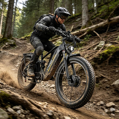 CTVVXXC C8 Max Dual Motor Full Suspension Ebike – 52MPH Max, 60V 45Ah, Up to 180 Miles