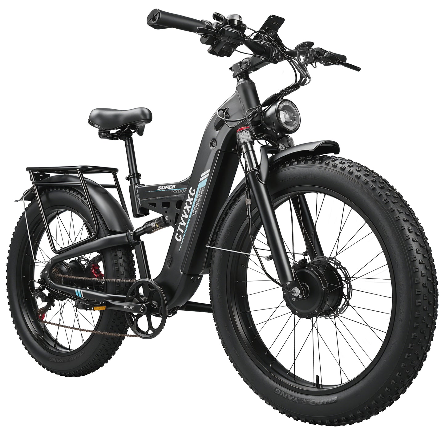 V9 Pro Full Suspension Dual Motor Fat Tire Ebike