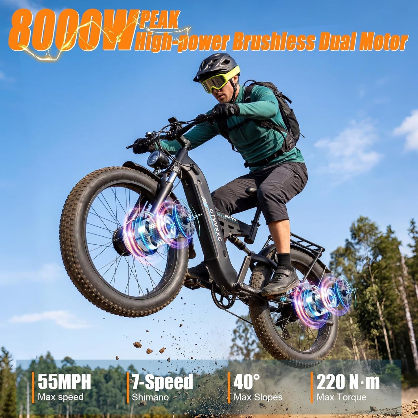 CTVVXXC V9 Pro Electric Bike