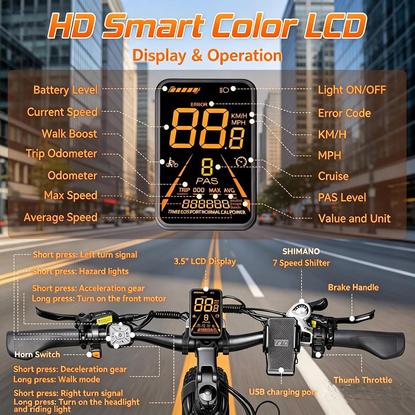 CTVVXXC V9 Pro Electric Bike