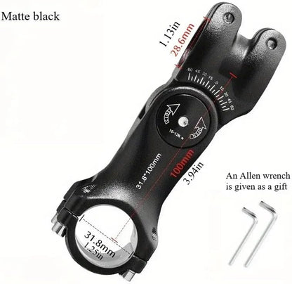 CTVVXXC 31.8mm Adjustable Bike Stem