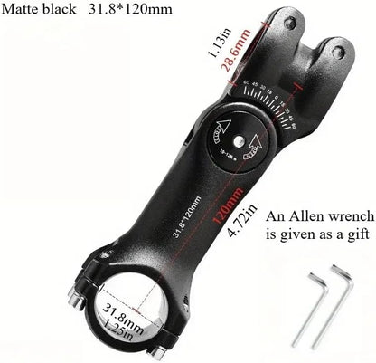 CTVVXXC 31.8mm Adjustable Bike Stem