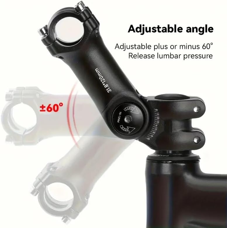 CTVVXXC 31.8mm Adjustable Bike Stem