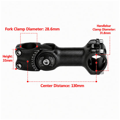 CTVVXXC Extended Adjustable Ebike Stem for All Models