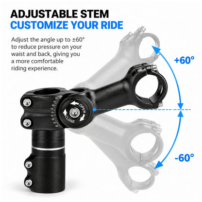 CTVVXXC Extended Adjustable Ebike Stem for All Models