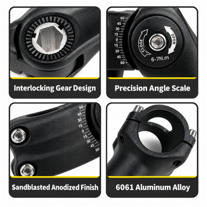 CTVVXXC Extended Adjustable Ebike Stem for All Models