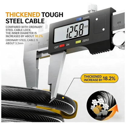 CTVVXXC Heavy Duty Anti-Theft Bike Chain Locks
