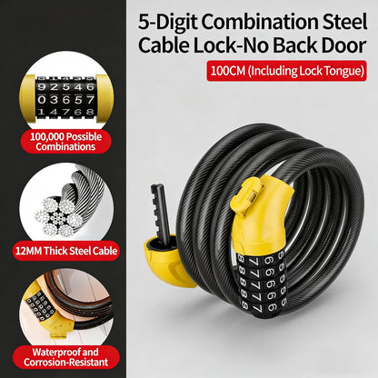 CTVVXXC Heavy Duty Anti-Theft Bike Chain Locks