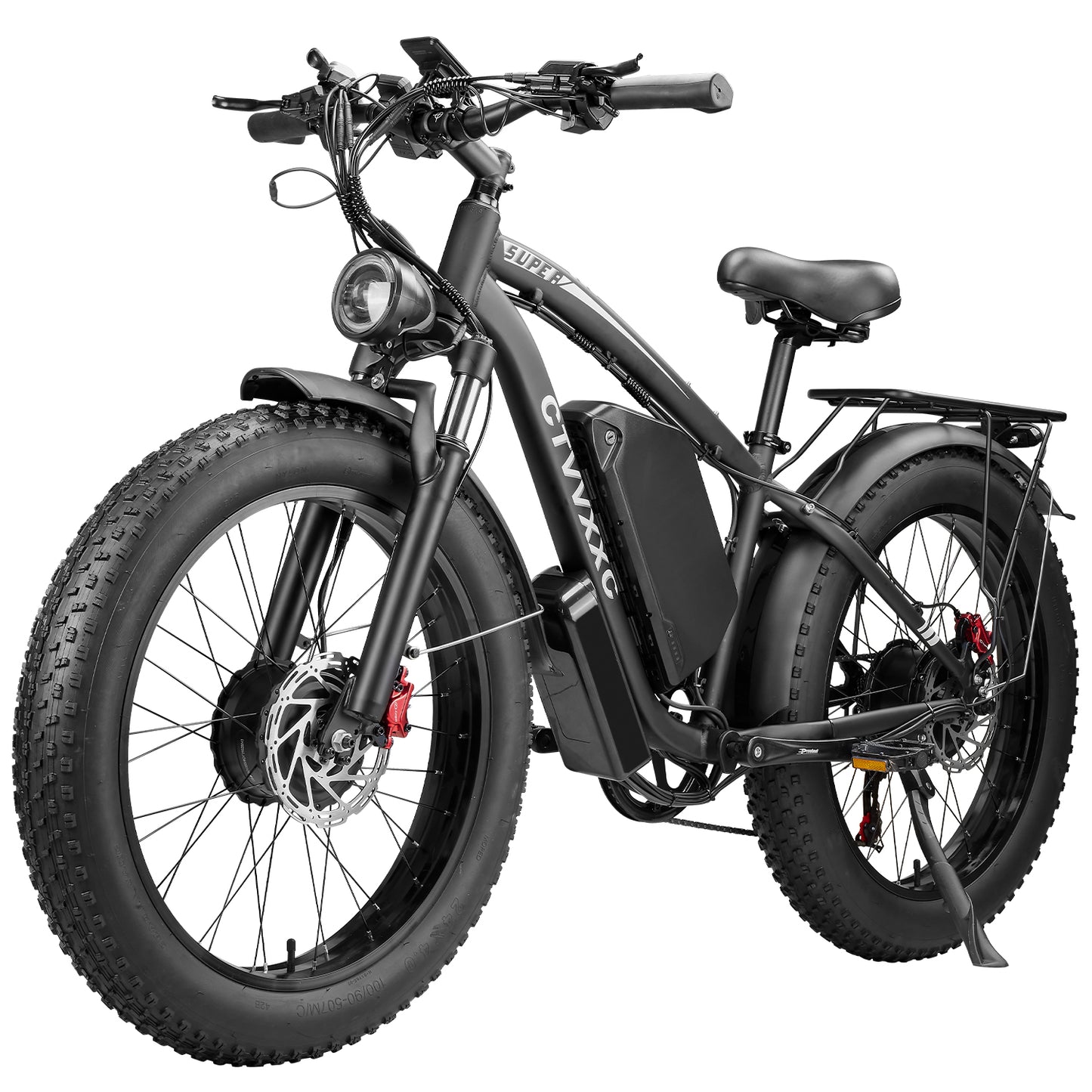 CTVVXXC 6000W Dual Motor Fat Tire Electric Bike