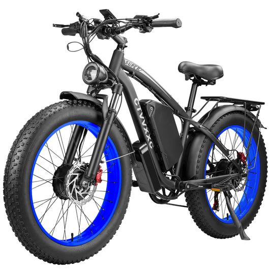 CTVVXXC 6000W Dual Motor Fat Tire Electric Bike