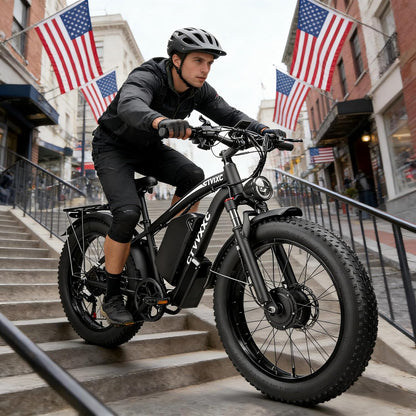 CTVVXXC 6000W Dual Motor Fat Tire Electric Bike