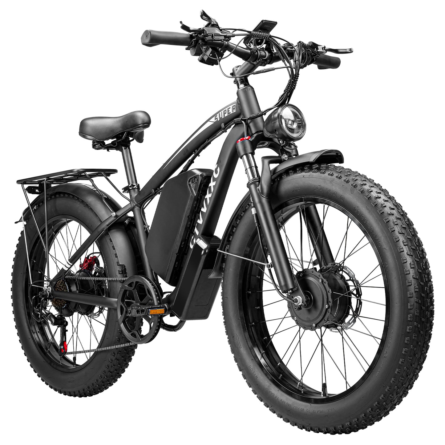 CTVVXXC 9000W Dual Motor Fat Tire Electric Bike