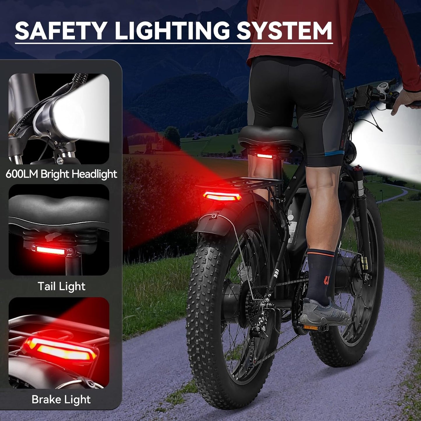 CTVVXXC 9000W Dual Motor Fat Tire Electric Bike