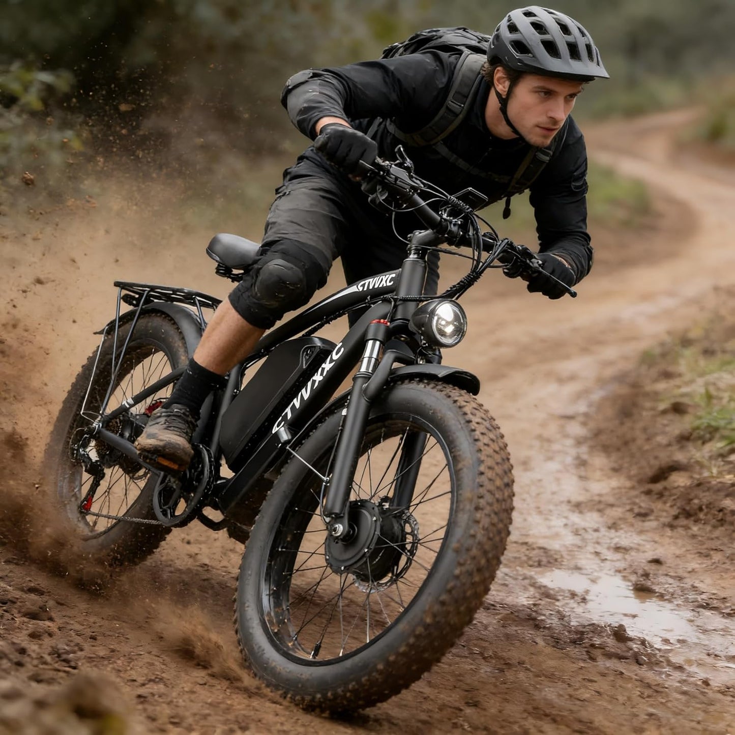 CTVVXXC 9000W Dual Motor Fat Tire Electric Bike