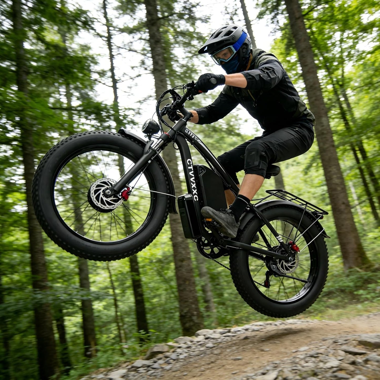 CTVVXXC 9000W Dual Motor Fat Tire Electric Bike